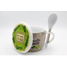 Tazza con Cucchiaino e Coperchio Bonheur